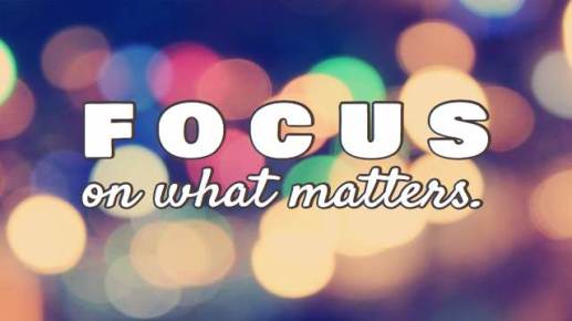 focus-on-what-matters